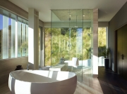 Rising Glen Residence, bathroom, Hollywood Hills, CA - MAKE Architecture