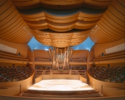 Walt Disney Concert Hall, interior, Los Angeles, CA - Frank Gehry