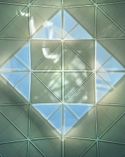 Stansted Airport, ceiling detail, London, England - Foster + Partners